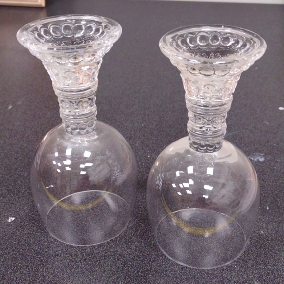 Set of 2 Rosenthal Thomas Bacchus Crystal Wine Goblets Vintage Barware German - Picture 5 of 6